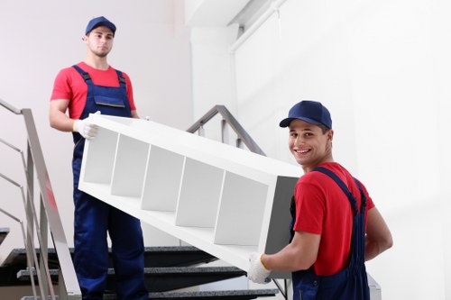 House removals team planning a move in Peckham
