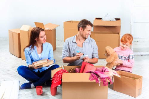 Man and van moving service in Peckham with careful loading support