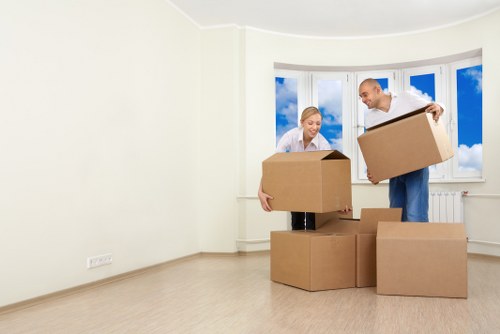 Professional removals team handling a home move in Peckham