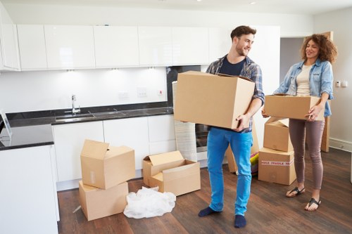 Packing and loading support for a Peckham home removal