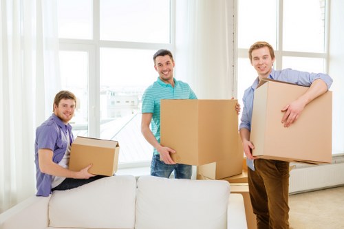 Professional man with a van handling furniture transport in Peckham