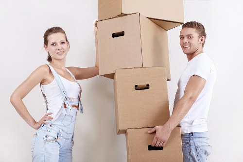 Securing items safely inside a moving van