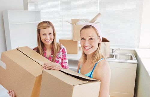Different box sizes and wrapping supplies for Peckham moves